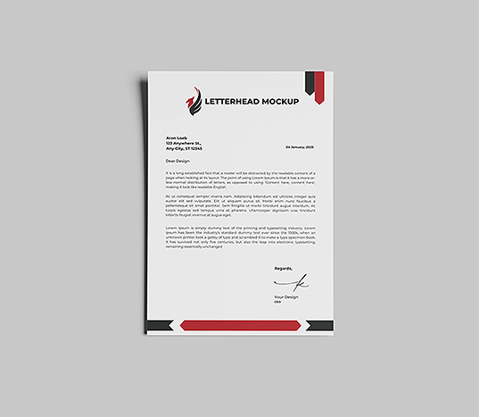 letter head designing