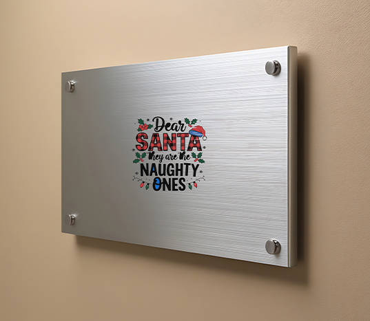steel name plate