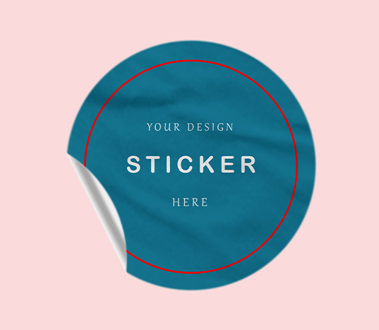 rounded stickers
