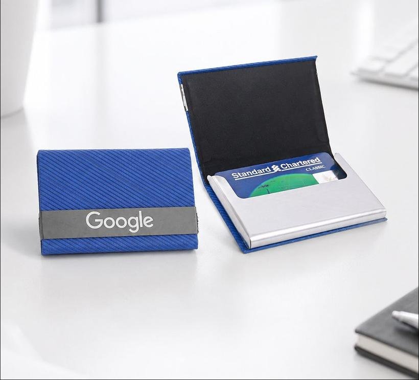 Textured Band Card Holder