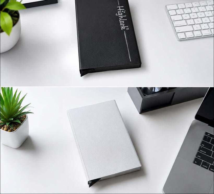 Aluminium Pop-Up Card Holder