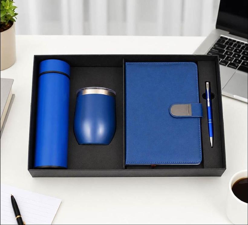 4-in-1 Notebook, Bottle & Mug Gift Set