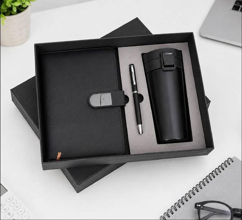 3-in-1 Notebook & Travel Mug Set