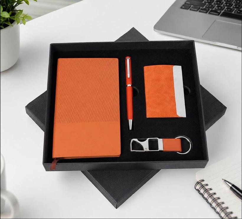 4-in-1 A6 Notebook & Card Holder Set