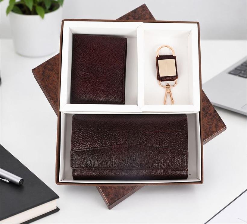 3-in-1 His & Hers Wallet Gift Set