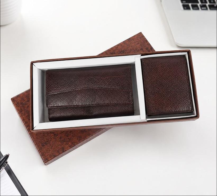 His & Hers Leather Wallet Set