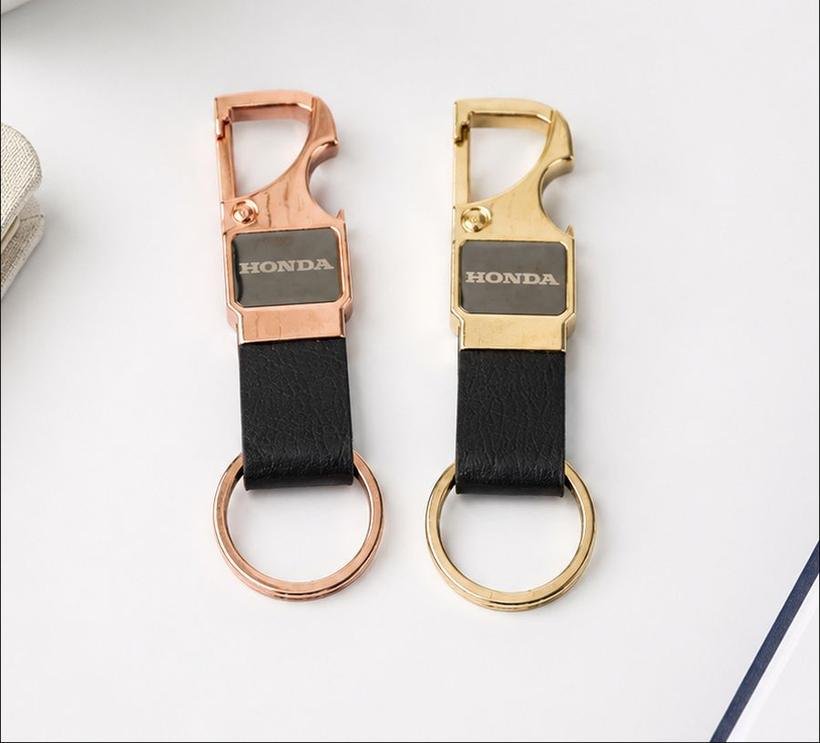 Rose Gold & Gold Hook Keychain