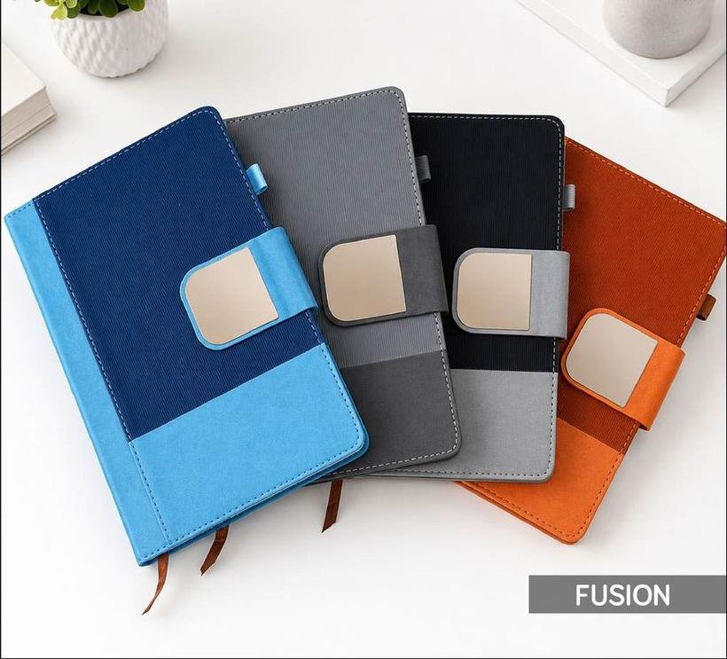 Fusion Colour-Block Notebook