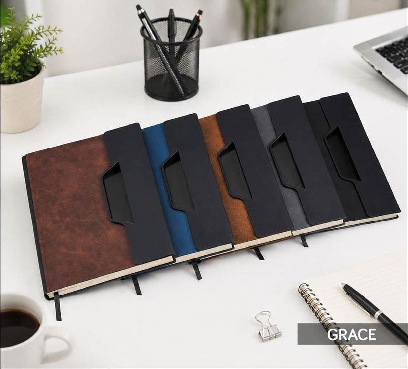 Grace Notebook with Pen Pocket