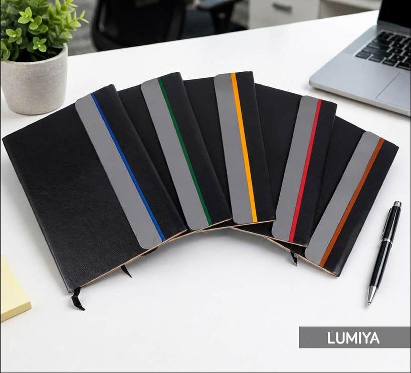 Lumiya Colour-Stripe Notebook
