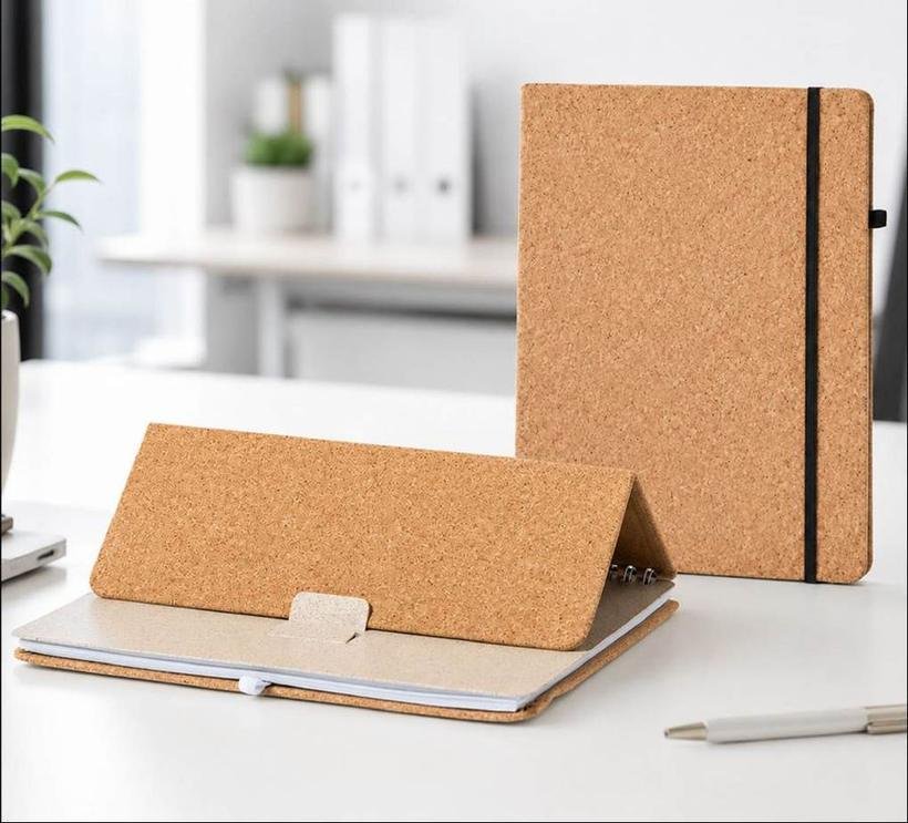 Cork Ring-Binder Notebook