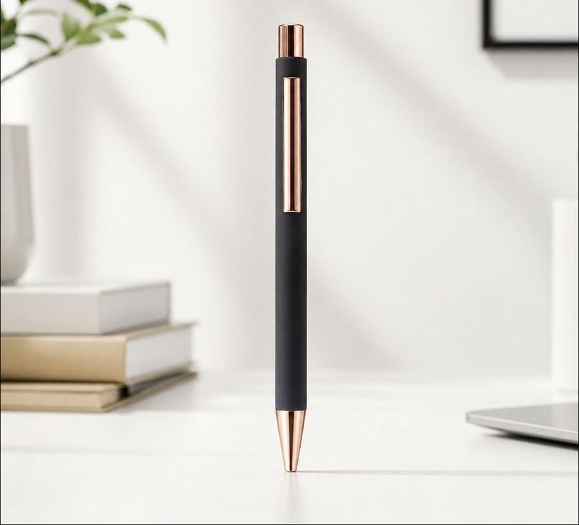 Matte Black Rose Gold Pen