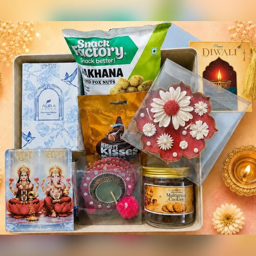 Lighting Lakshmi-Ganesh Diwali Hamper