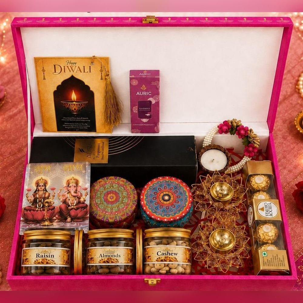Crystal Diya Premium Diwali Hamper